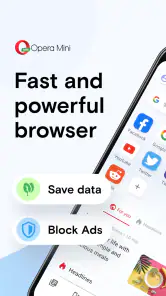Navegador Opera Mini beta screenshot