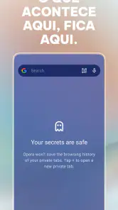 Navegador privado Opera com IA screenshot