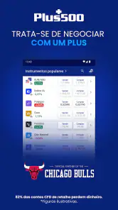 Negociação Plus500 screenshot