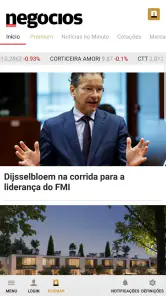 Negócios screenshot