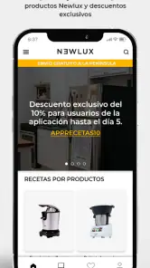 Newlux Recetas screenshot