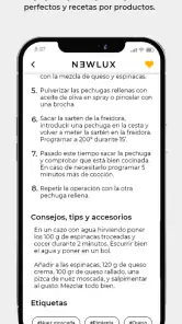 Newlux Recetas screenshot