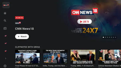 News18 Live TV App screenshot