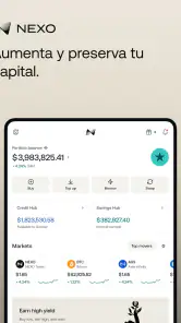 Nexo: Patrimônio cripto screenshot
