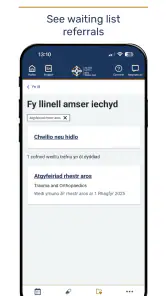 NHS Wales App screenshot