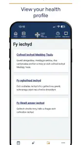 NHS Wales App screenshot
