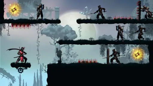 Ninja warrior: lenda dos jogos screenshot