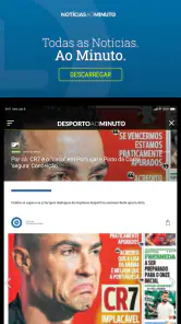 Notícias ao Minuto Portugal screenshot