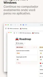 Notion: notas, tarefas e IA screenshot