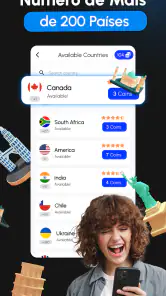 Números virtuais SMS - GetCode screenshot