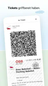 ÖBB Tickets screenshot