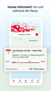 ÖBB Tickets screenshot