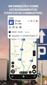 Odysseus GPS Truck Navigation screenshot