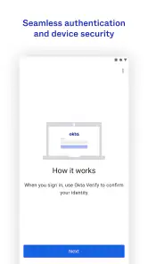 Okta Verify screenshot