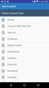 Oracle Mobile Authenticator screenshot