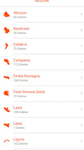 Osterie d'Italia 2025 screenshot
