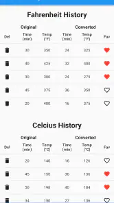 Oven to Air Fryer Calculator screenshot