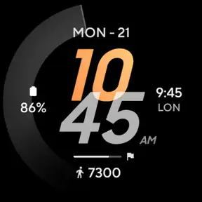 Pace PRO: Watch face screenshot