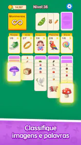Paciência de Palavras screenshot