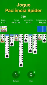 Paciência Spider screenshot