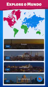 Países - Mapa do mundo screenshot