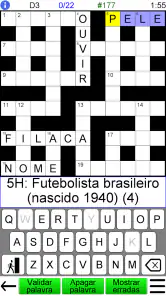 Palavras Cruzadas Portuguesas screenshot
