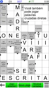 Palavras Cruzadas Portuguesas screenshot