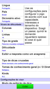 Palavras Cruzadas Portuguesas screenshot