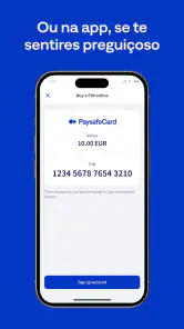PaysafeCard-pagamento pré-pago screenshot