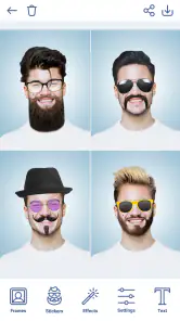 Penteados homem Photo Editor screenshot
