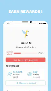 Phenix, a app anti-desperdício screenshot