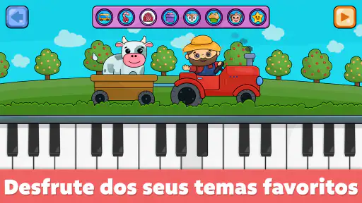 Piano de bebês: Jogo de música screenshot