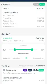Plan2Charge - Simulador VE screenshot