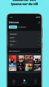 Podme - Poddar och ljudböcker screenshot