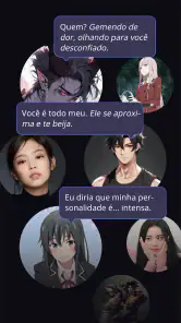PolyBuzz: Fale com Amigos IA screenshot