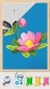 Ponto cruz mágico: Pixel art screenshot