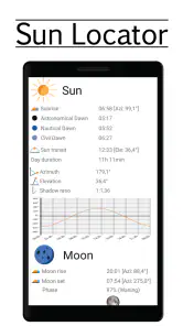 Posição do Sol e da Lua screenshot