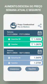 Preço Combustíveis Madeira screenshot