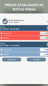 Preço Combustíveis Madeira screenshot