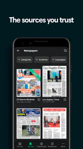 PressReader (preinstalled) screenshot