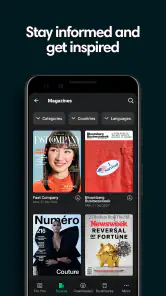 PressReader (preinstalled) screenshot