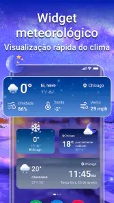 Previsão do tempo e radar screenshot