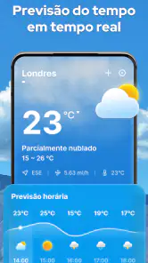 Previsão do tempo, Radar local screenshot