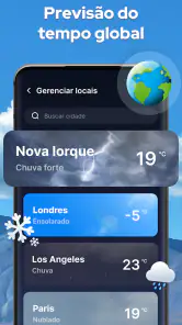 Previsão do tempo, Radar local screenshot