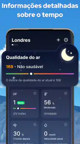 Previsão do tempo, Radar local screenshot