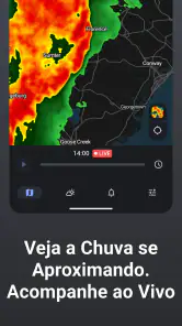 Previsão do tempo Rain Viewer screenshot