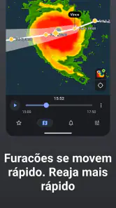 Previsão do tempo Rain Viewer screenshot