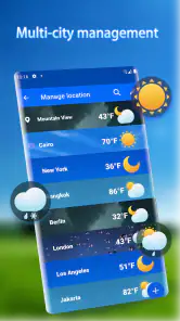 Previsão do tempo - Widget screenshot