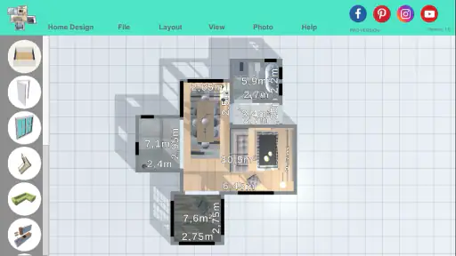 Projeto de casa | Disposição screenshot