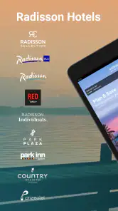 Radisson Hotels – reservas screenshot